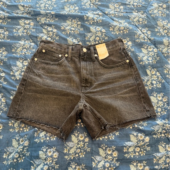 NWT Madewell Relaxed Mid-length Denim Shorts in Bradbrook Wash - Picture 3 of 4